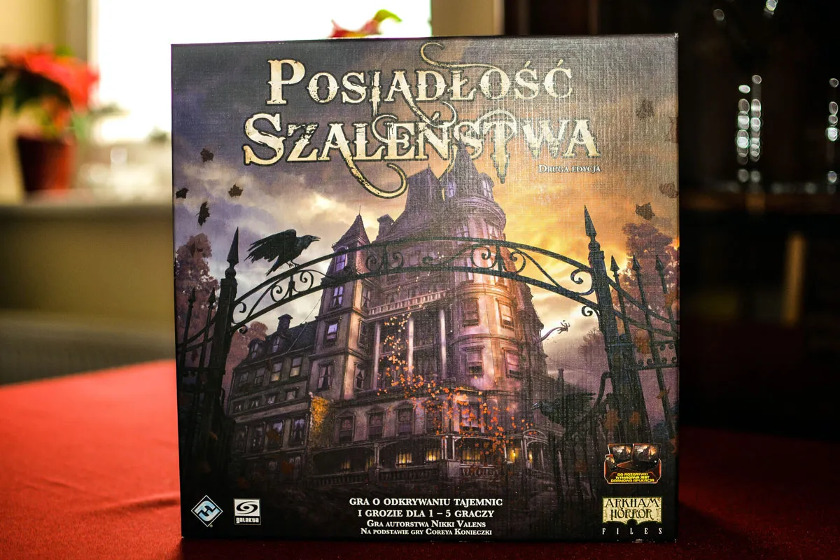 Posiadłość Szaleństwa ed.2 — gra na stole Angry BoardGamer, zdjęcie 1