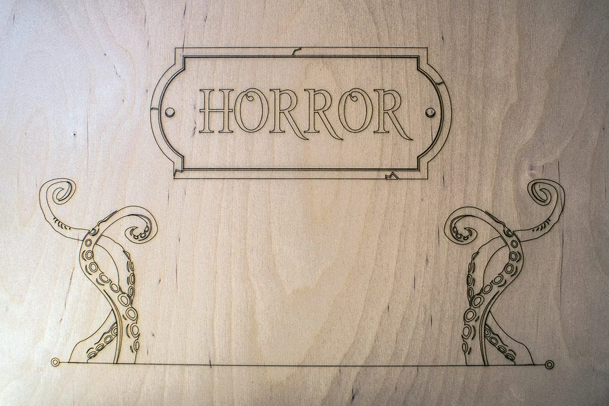Kufer „HORROR ED.2” dedykowany grze Eldritch Horror — gra na stole Angry BoardGamer, zdjęcie 1