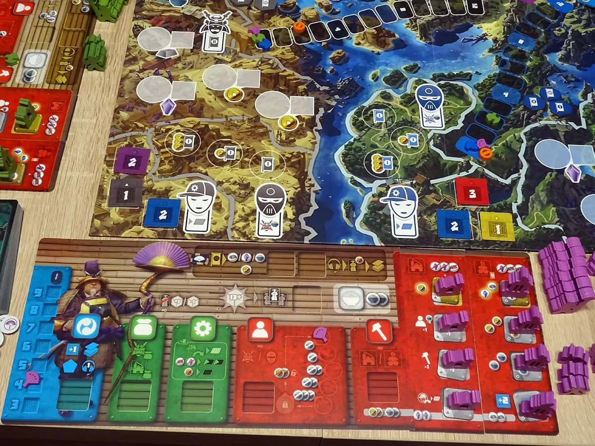 Daimyo: Odrodzenie Imperium — gra na stole Angry BoardGamer, zdjęcie 2
