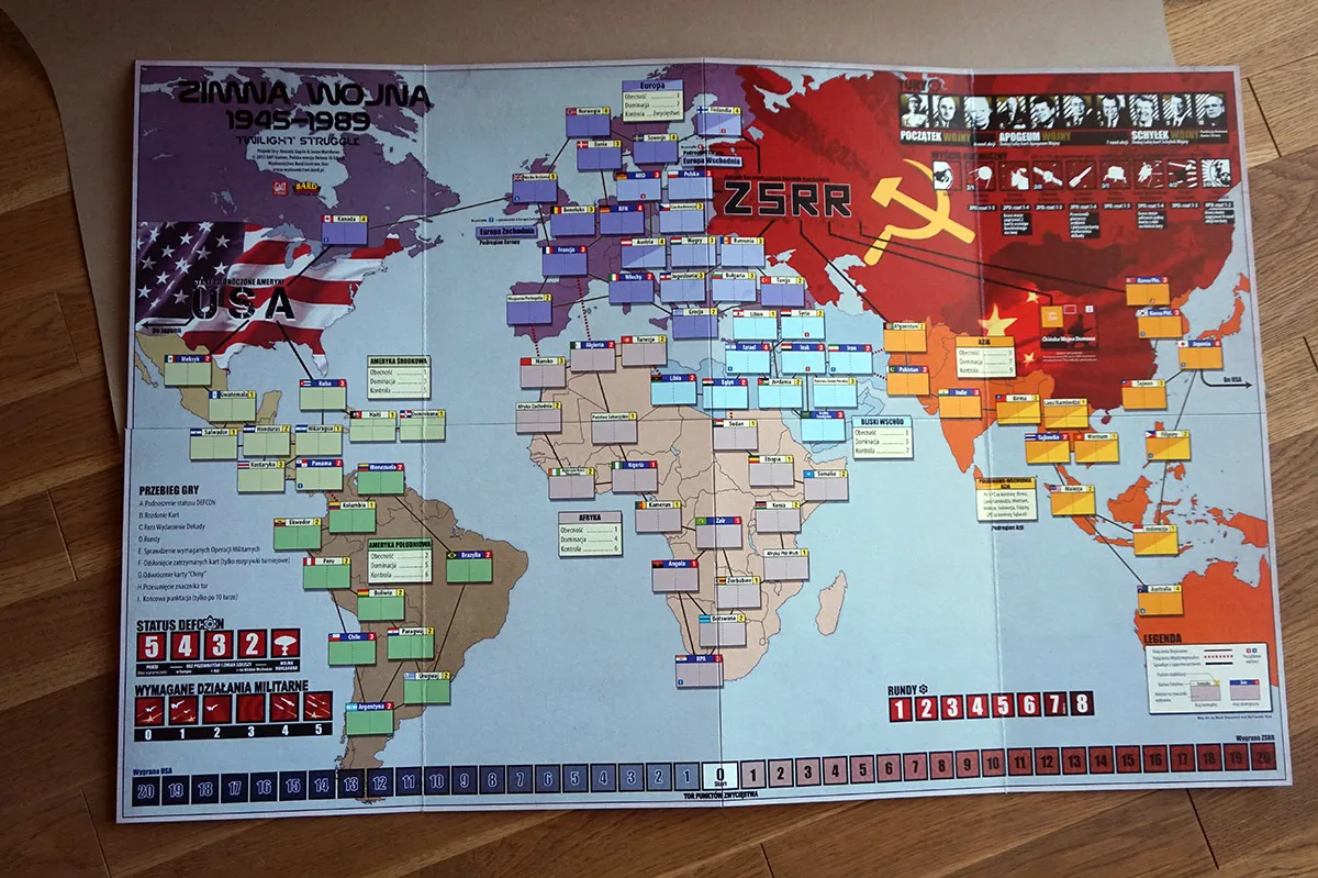 StareGranie: Zimna Wojna (3 ed.) — gra na stole Angry BoardGamer, zdjęcie 3