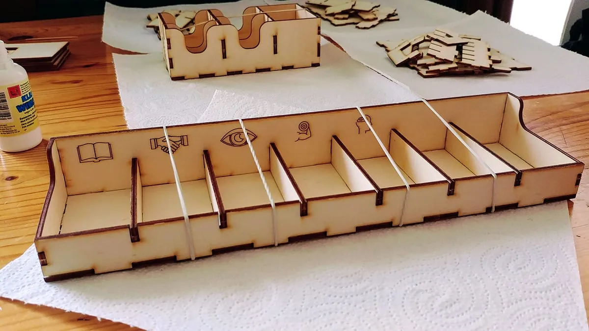Kufer „HORROR ED.2” dedykowany grze Eldritch Horror — gra na stole Angry BoardGamer, zdjęcie 4