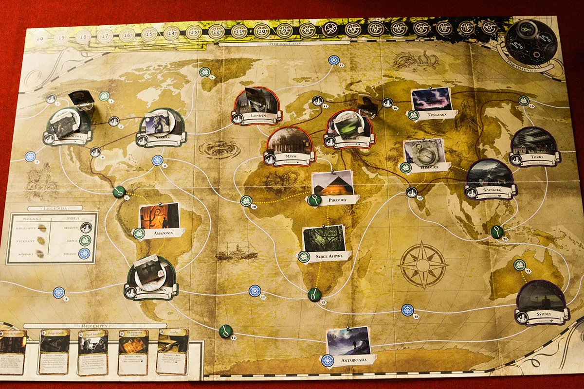 Eldritch Horror — gra na stole Angry BoardGamer, zdjęcie 5