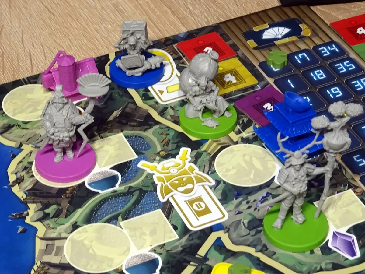 Daimyo: Odrodzenie Imperium — gra na stole Angry BoardGamer, zdjęcie 5