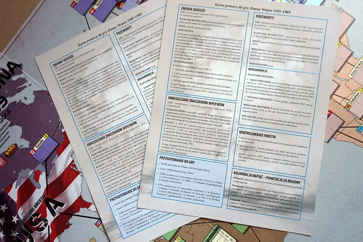 StareGranie: Zimna Wojna (3 ed.) — gra na stole Angry BoardGamer, zdjęcie 5