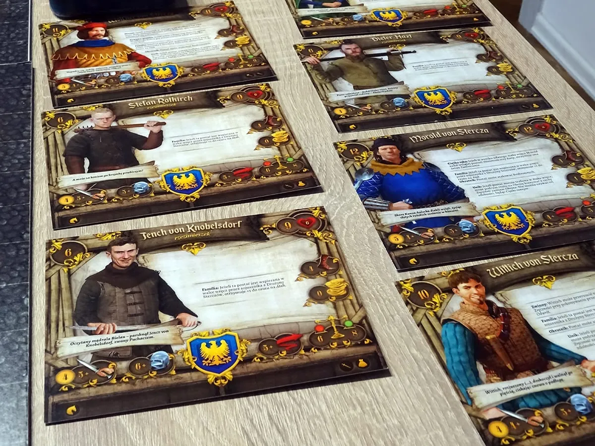 Rzut Oka – Trylogia Husycka: Gra Przygodowa — gra na stole Angry BoardGamer, zdjęcie 6