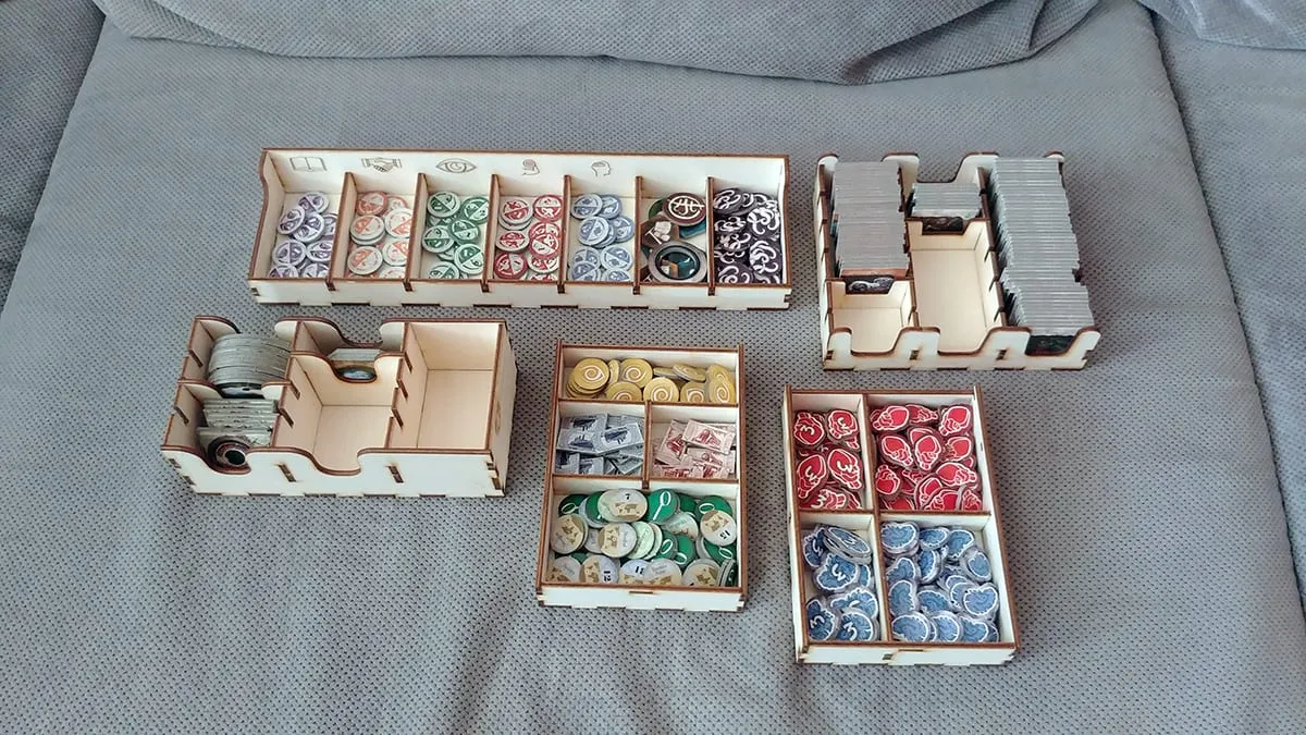 Kufer „HORROR ED.2” dedykowany grze Eldritch Horror — gra na stole Angry BoardGamer, zdjęcie 6