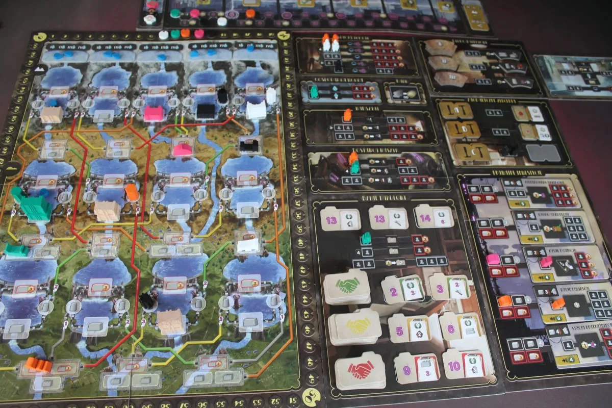 Barrage: Projekt Leeghwatera + Rozszerzenie dla piątego gracza — gra na stole Angry BoardGamer, zdjęcie 1