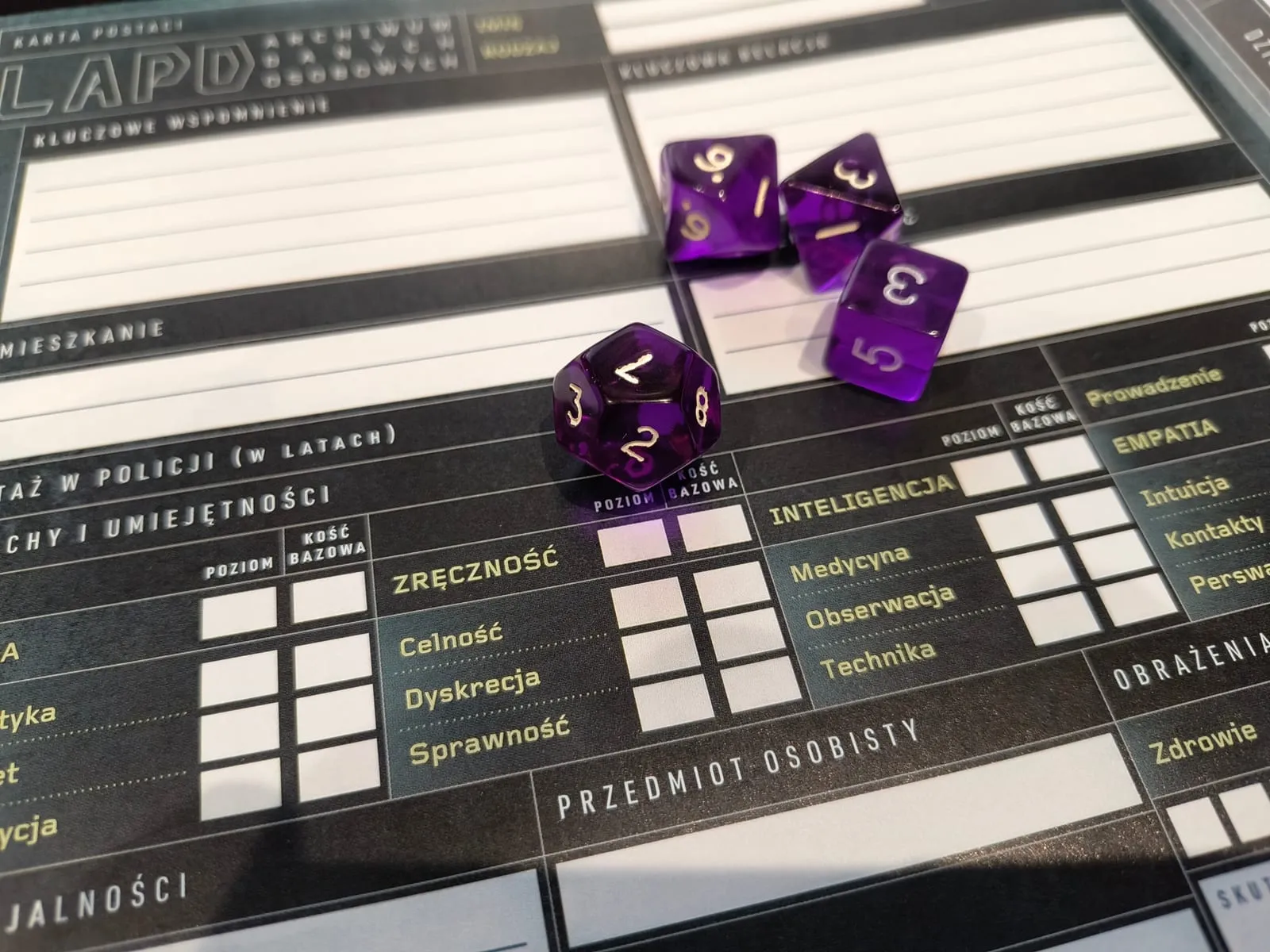 Blade Runner: Gra Fabularna — gra na stole Angry BoardGamer, zdjęcie 4
