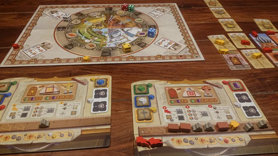 Czerwona katedra — gra na stole Angry BoardGamer, zdjęcie 1