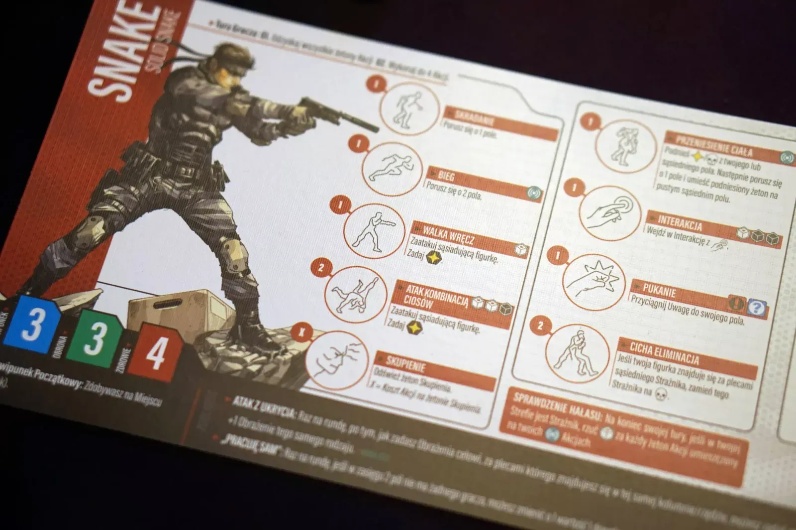 Metal Gear Solid: Gra Planszowa — gra na stole Angry BoardGamer, zdjęcie 1