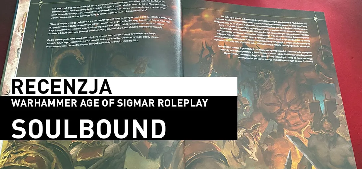 Warhammer Age of Sigmar Roleplay: Soulbound — gra na stole Angry BoardGamer, zdjęcie 1