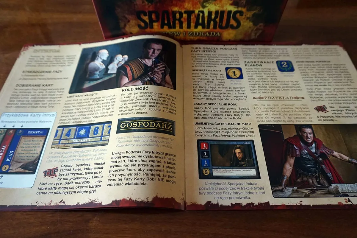 Spartakus – Krew i Zdrada — gra na stole Angry BoardGamer, zdjęcie 3