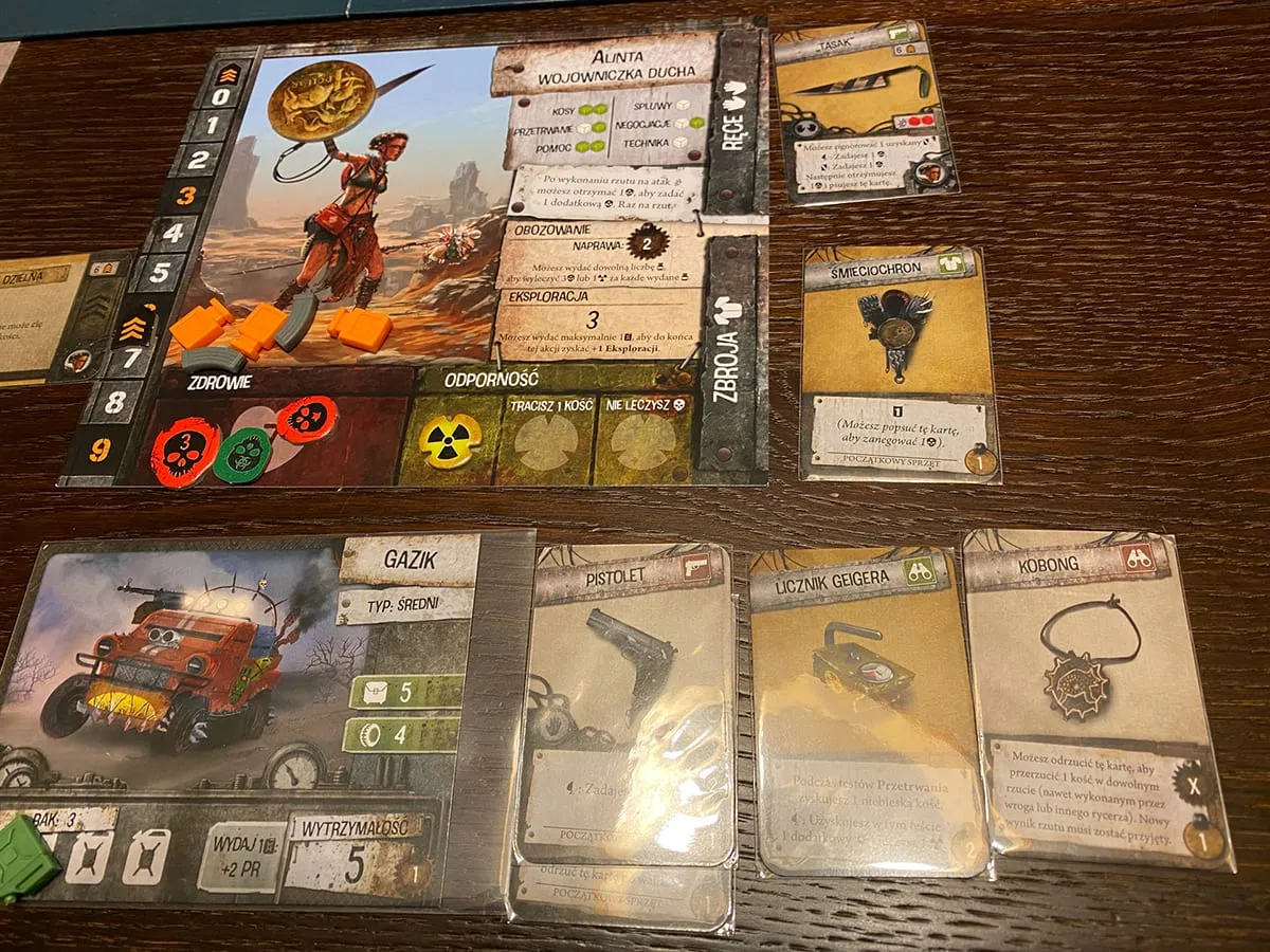 Waste Knights — gra na stole Angry BoardGamer, zdjęcie 3