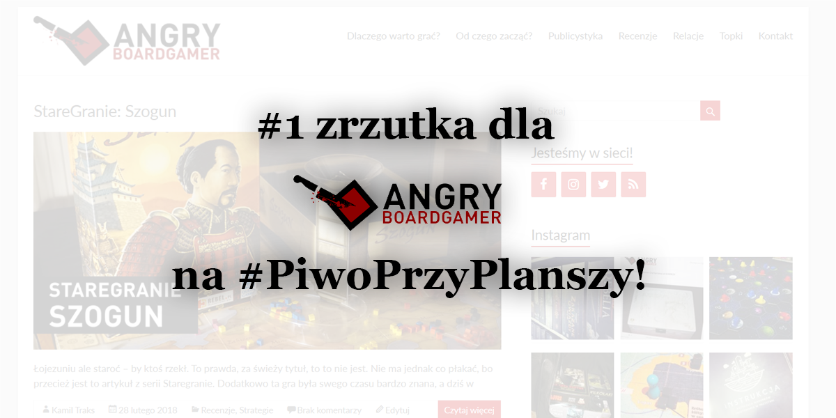 #PiwoPrzyPlanszy – akcja na zrzutka.pl