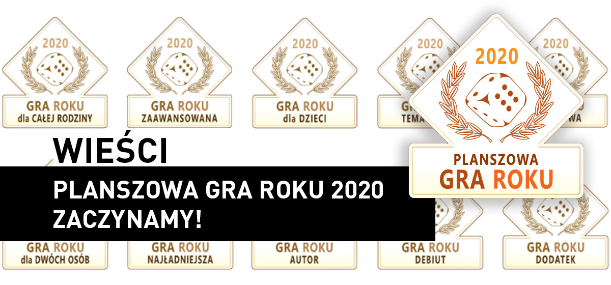 Planszowa Gra Roku 2020 – Ruszamy!