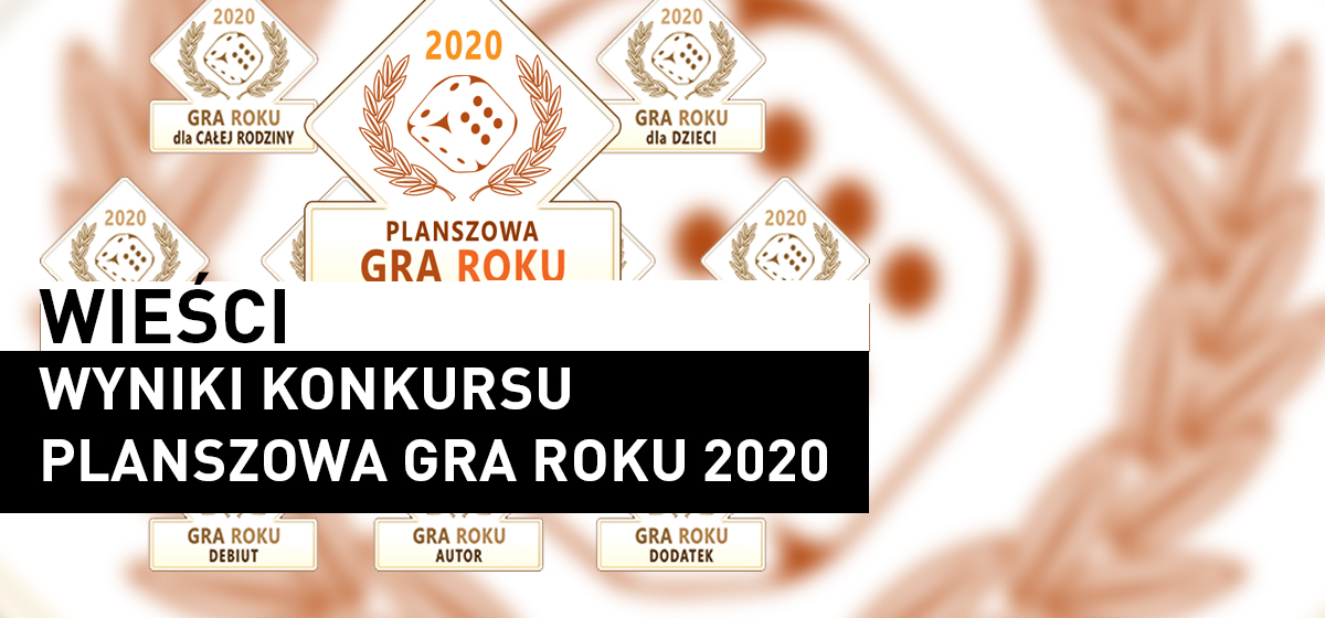 Wyniki konkursu Planszowa Gra Roku 2020