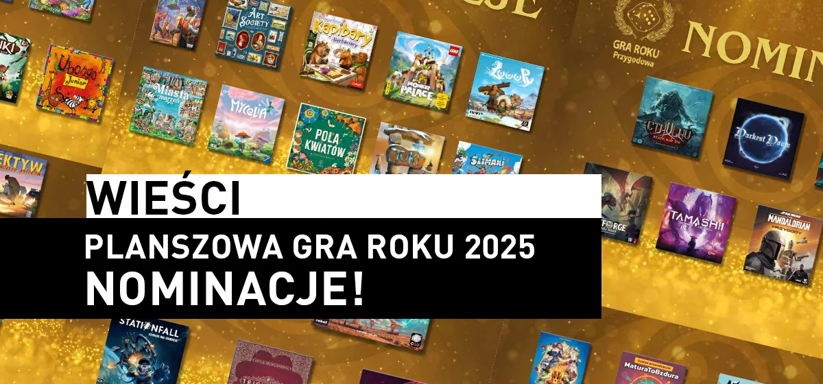 Nominacje Planszowa Gra Roku 2025!